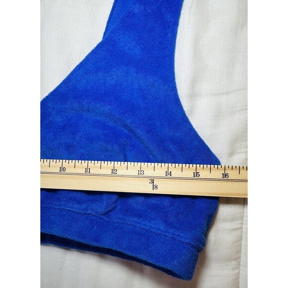 OFFLINE By AERIE Blue Terry Recharge Least Support Bralette SIZE LARGE NWT - Picture 6 of 8